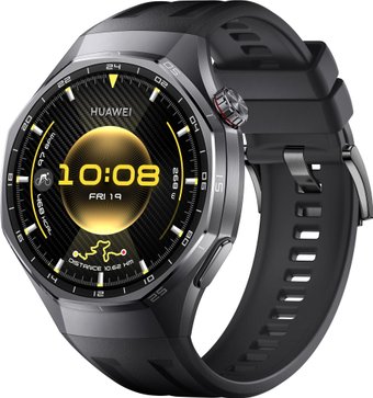 Huawei Watch GT 6 Pro 46 мм (черный, с черным силиконовым ремешком, международная версия)