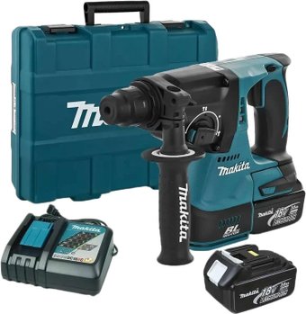 Makita DHR242RFE (с 2-мя АКБ, кейс)